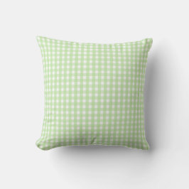 Almofada Pastel Green Gingham Pattern