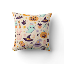 Pastel Halloween Spooky Pattern