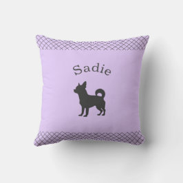 Almofada Pastel Lavanda Chihuahua | Personalizado Correspon