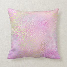 Almofada *~* Pastel Leopard Manchas Rainbow Animal Print
