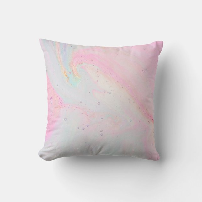 ALMOFADA PASTEL RAINBOW MARBLE INSPIRED CUSHION (Frente)