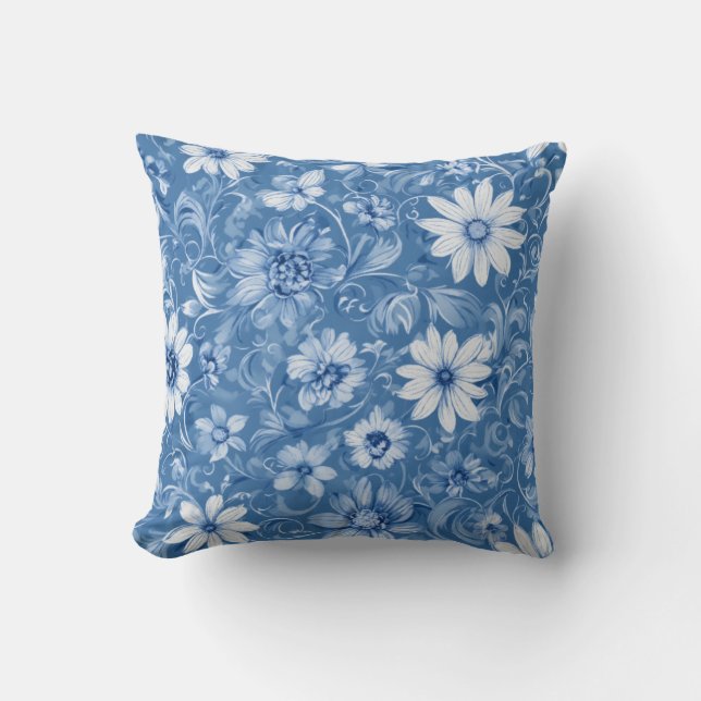 Almofada Pastel Scrolls Blossoms (Frente)