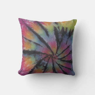 Almofada Pastel Swirl 1 Black Tie Dye American MoJo Travess