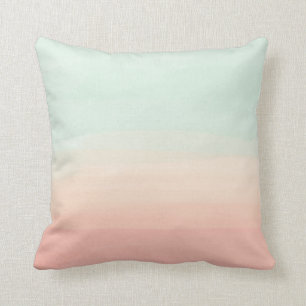 Almofada Pastel Watercolor Stripes Vidro e Pêssego Maríti