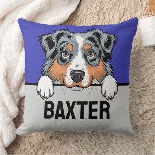 Almofada Pastor Australiano Personalizado Puppy Dog Lovers