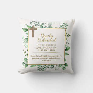 Almofada Pastor Deacon Nun, recém-ordenado