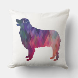 Almofada Pastor Geométrico - Cor-de-rosa-rosa