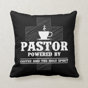 Almofada Pastor Preacher Café Lover Sacro Espírito Cafeei