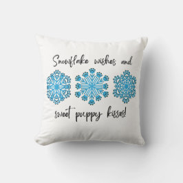 Almofada Pata Cachorro Snowflake Puppy Beijos