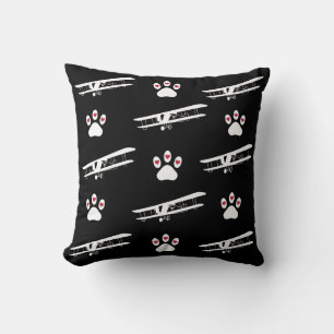 Almofada Pata de Cachorro e Avião, Aviação Fofa Simples