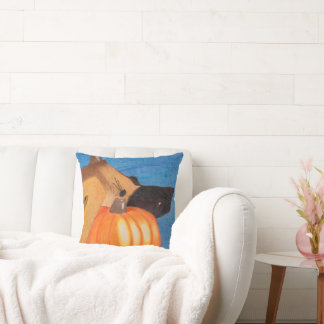 Almofada Patas de cachorro e travesseiro de abóbora