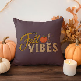 Almofada Patch da Abóbora de outono das Vibes
