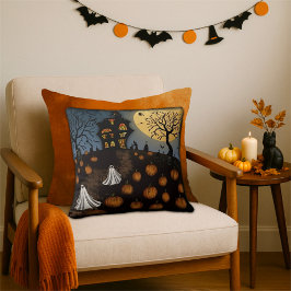 Almofada Patch de Pumpkin fantasma fantasma do Spookeen