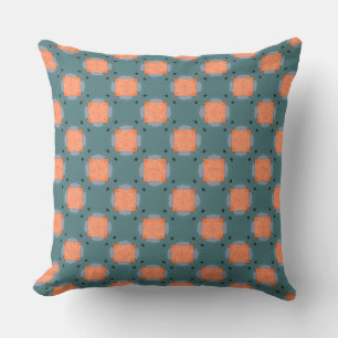 Almofada Patches com Título Laranja
