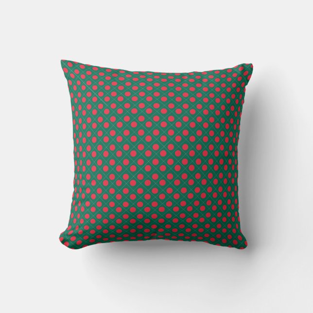 Almofada Patchwork Bangladesh Flag Pattern (Frente)