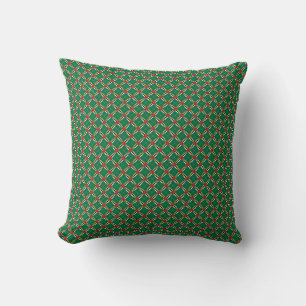 Almofada Patchwork Dominica Flag Patterno