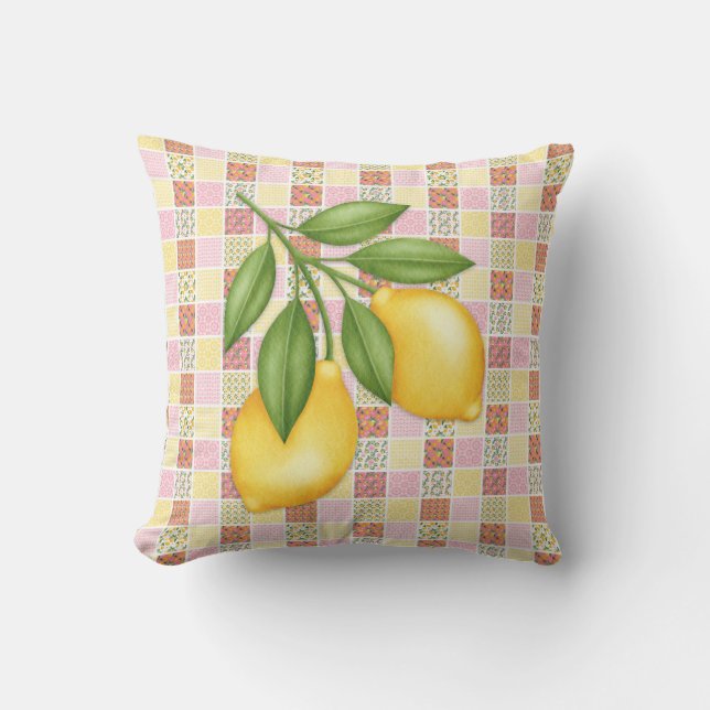 Almofada Patchwork Lemon (Frente)