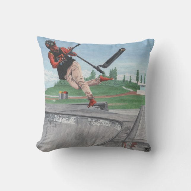 Almofada Patinete Kobold Fantasy Travesseiro decorativo (Frente)