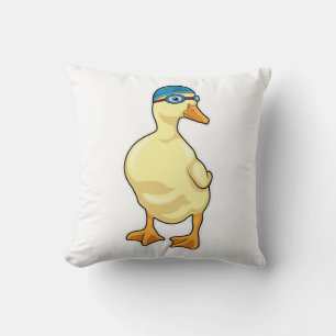 Almofada Pato de Nadar com óculos de Nadação