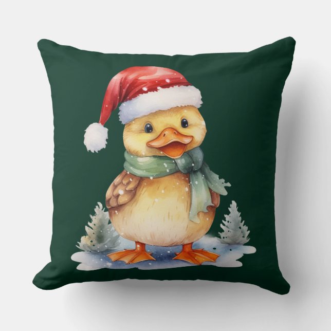 Almofada Pato de Natal (Frente)