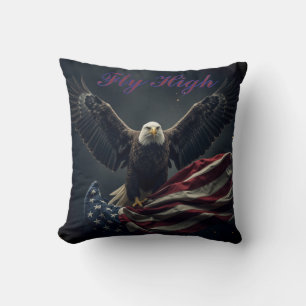 Almofada Patriótica USA Flag Eagle