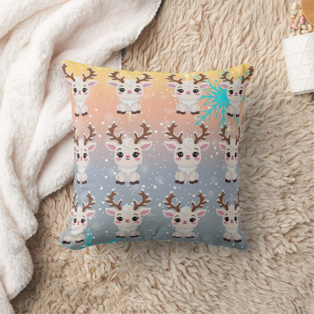 Almofada Patterno de Kawaii - Elk Cute (Cobertor)