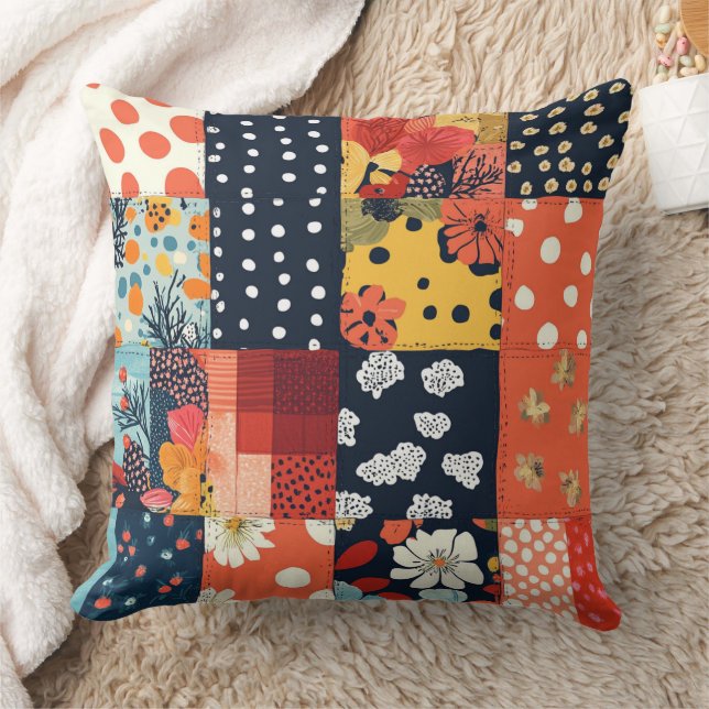 Almofada Patterno Floral Vintage (5) (Cobertor)