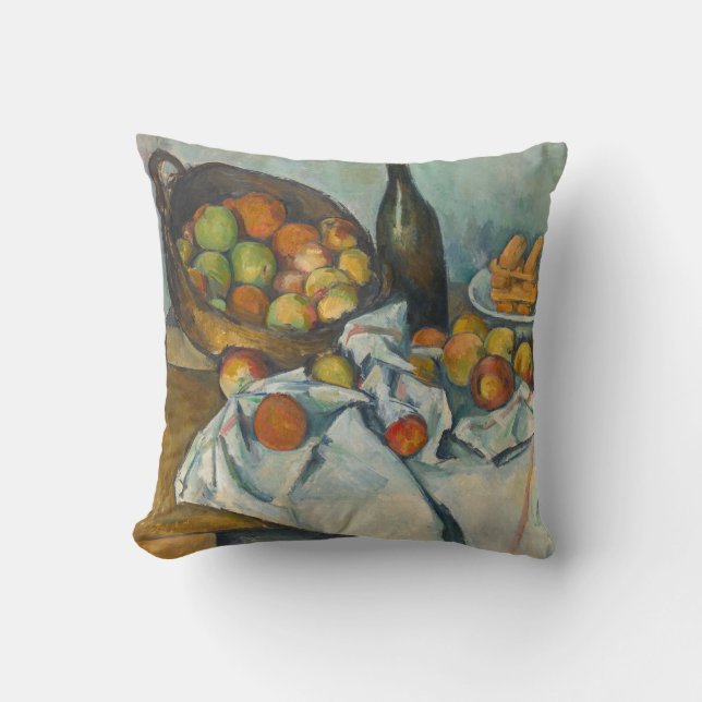 Almofada Paul Cezanne - A Cesta de Maçãs (Frente)