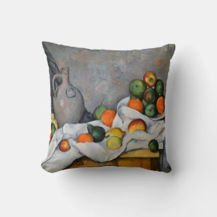 Almofada Paul Cezanne - Cortina, Jug e Fruta Bowl