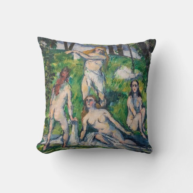Almofada Paul Cezanne - Quatro Banhistas (Frente)