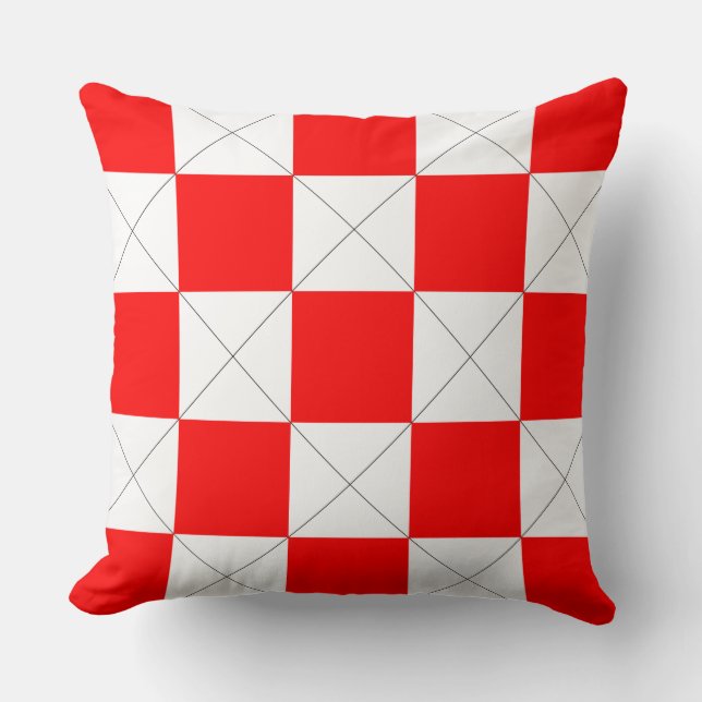 Almofada Paul McGehee "F - Foxtrot" Maritime Flag Travessei (Frente)