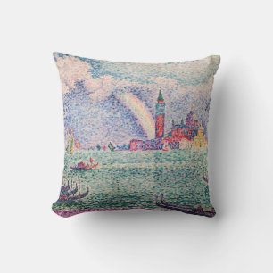 Almofada Paul Signac - Arco-Íris, Veneza