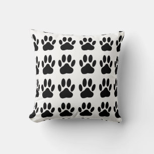 Almofada Pawprint do Cachorro Decorativo
