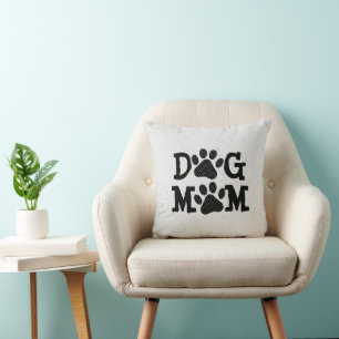 Almofada Pawprint MOM bolinhas DOG