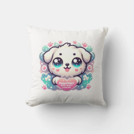 Almofada Pawprint no meu coração, Forever Kawaii Puppy