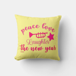 ALMOFADA PAZ AMOR E RIR NO NOVO ANO