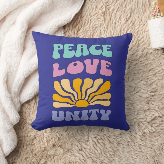 Almofada Paz Amor União (Cobertor)