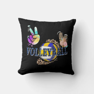 Almofada Paz Amor Voleibol Mãe Vida Mãe Avó Leop