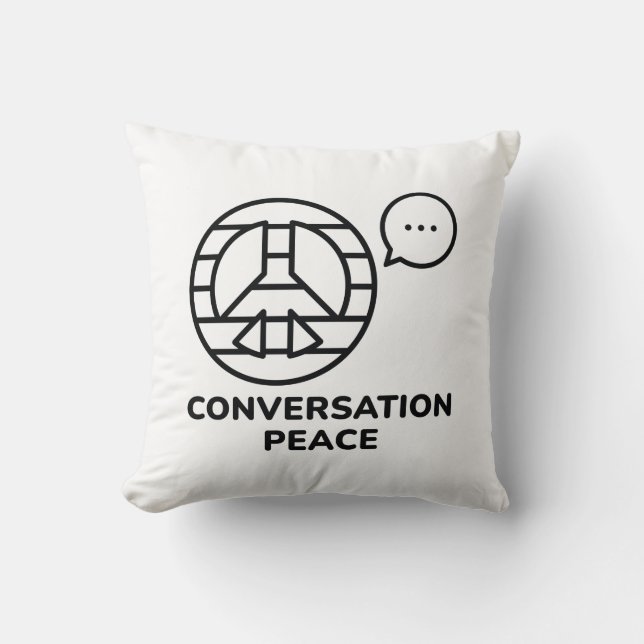 Almofada Paz de Conversa (Frente)