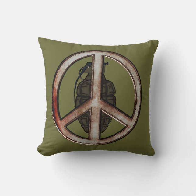 Almofada Paz e Guerra (Frente)