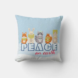 Almofada Paz em Animais da Terra