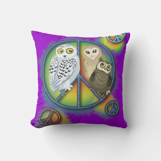 Almofada Paz Owl~pillow (Frente)