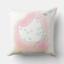 Almofada Peace Dove, pink pillow