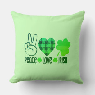 Almofada Peace Love Irish-66677