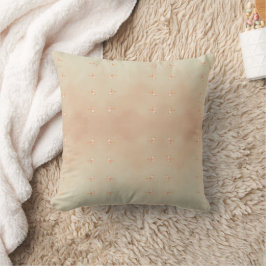 Almofada Peach elegant floral butterfly pattern throw pillo