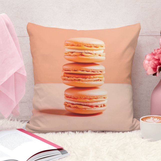 Almofada Peach Fuzz, Macaroons, (Criador carregado)