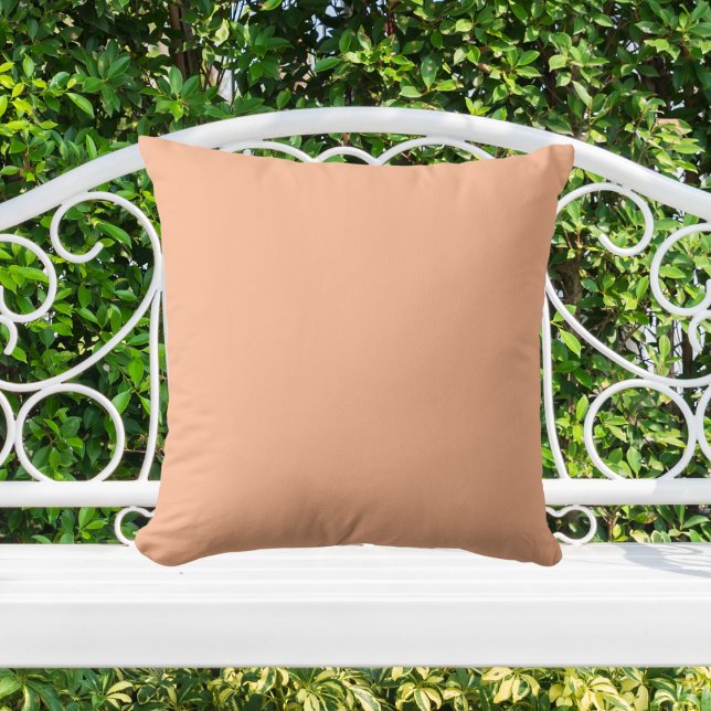 Almofada Peach Fuzz Solid Color (Criador carregado)