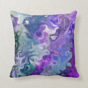 Almofada Peacly Dreamy Purple espirra abstrato 33