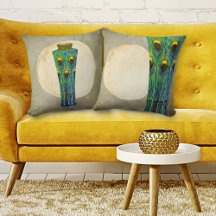 Peacock Feather Vase Masterícula De 1900