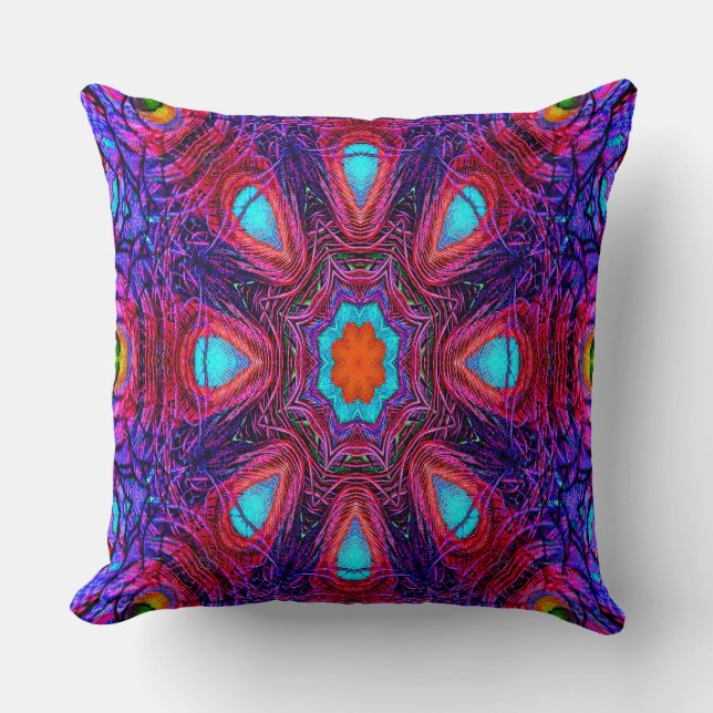 Almofada Peacock Mandala... (Frente)